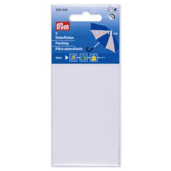 Prym Klebeflicken Nylon, 2 Stück, 6,5 x 14 cm, wollweiß 929536